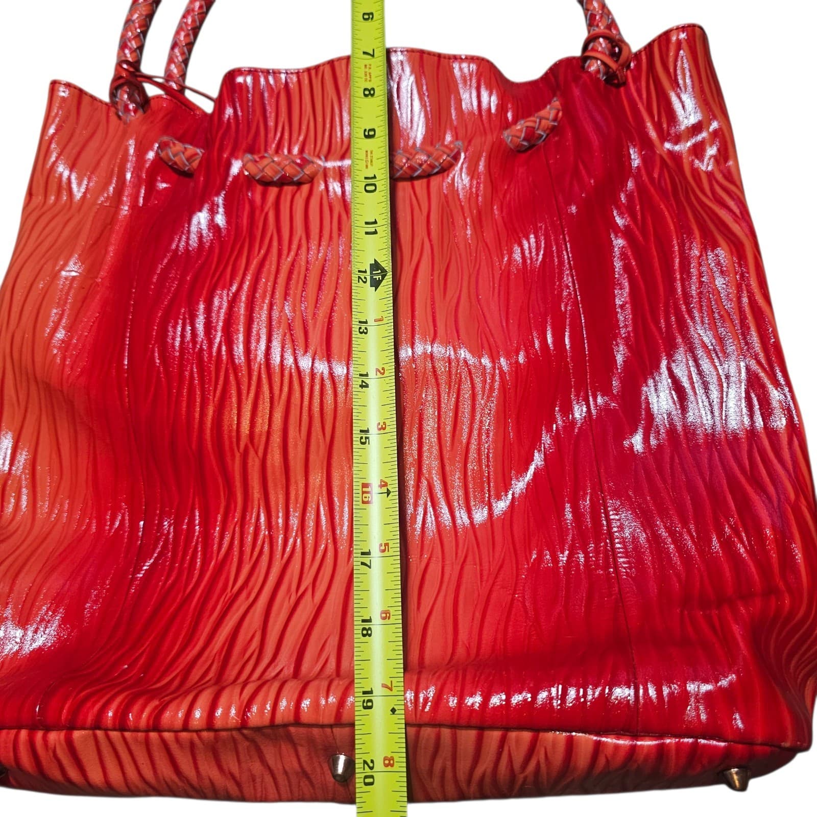 La Gioe Di Toscana By Sharon Gioe Italian Leather Hand Bag Couture Collection - Thumbnail 14