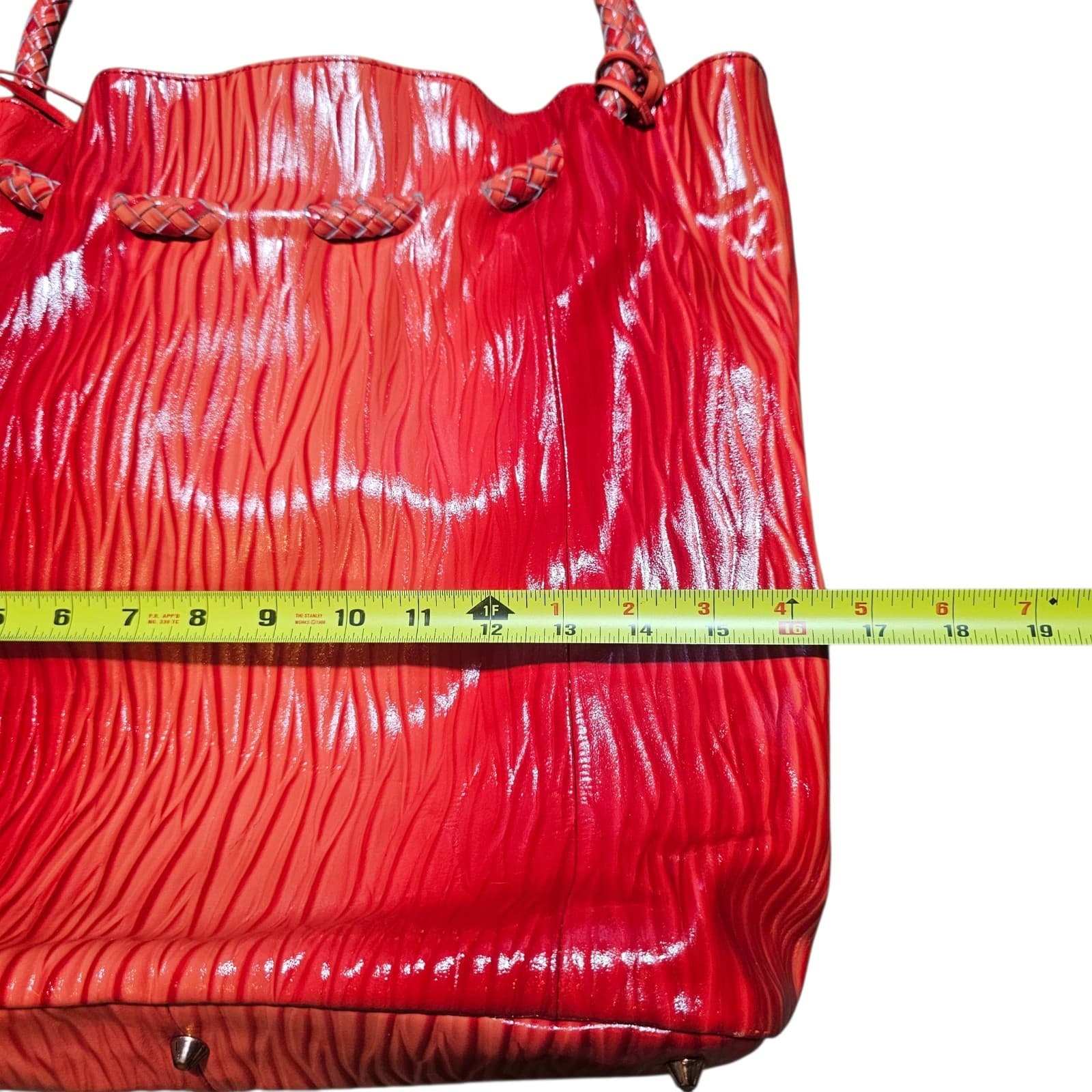 La Gioe Di Toscana By Sharon Gioe Italian Leather Hand Bag Couture Collection - Thumbnail 15
