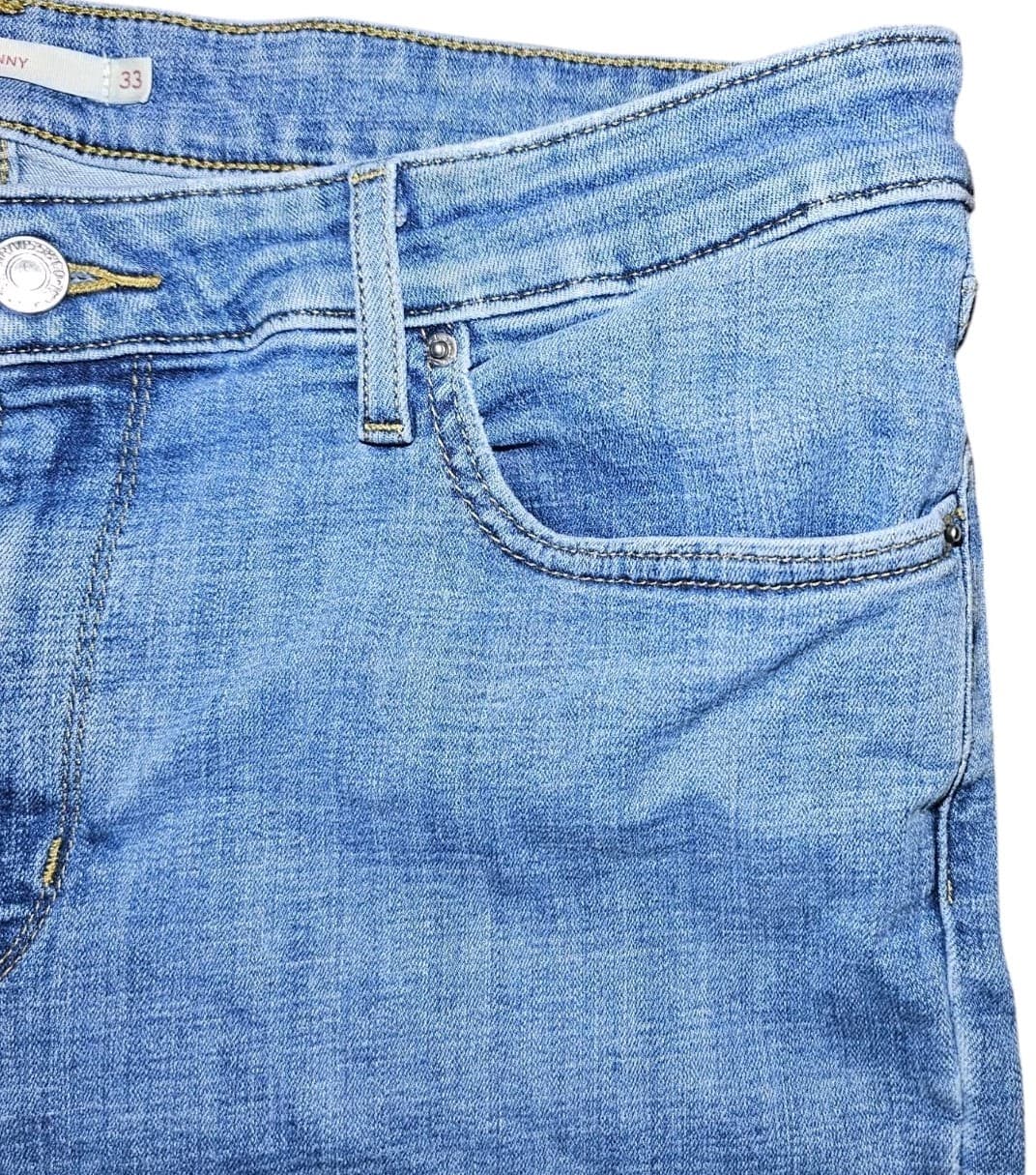 LEVI'S WOMENS JEANS 711 SKINNY 33X30 (16) MEDIUM MID RISE STRETCHY - Thumbnail 7