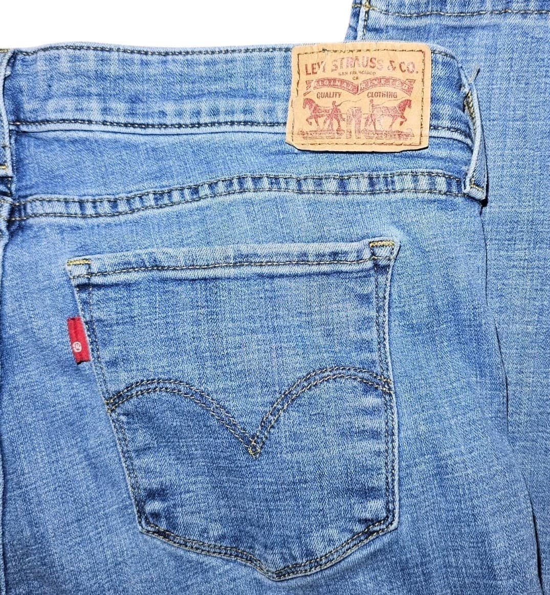 LEVI'S WOMENS JEANS 711 SKINNY 33X30 (16) MEDIUM MID RISE STRETCHY - Thumbnail 10