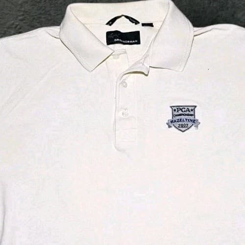 Gregg Norman Vintage 2002 Hazeltine Pga Championship Polo Mens Size L - Thumbnail 11
