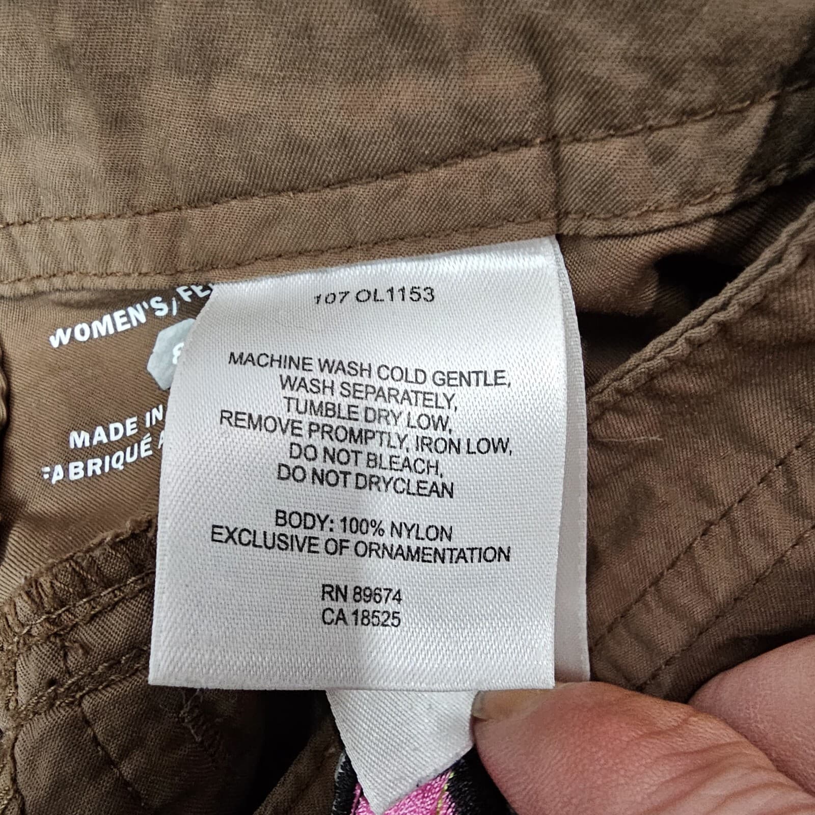 Mountain Hardware Brown Capri Hiking Pants Women's Size 8 - Thumbnail 9