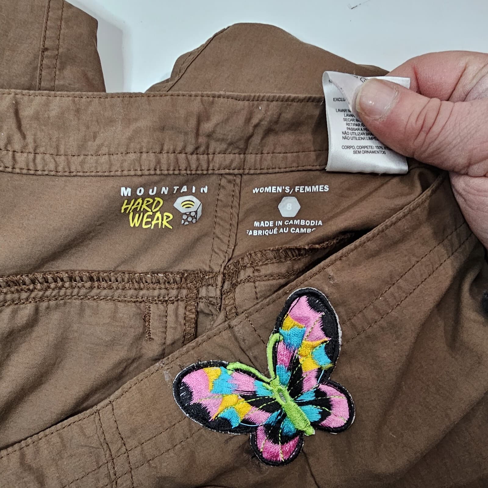 Mountain Hardware Brown Capri Hiking Pants Women's Size 8 - Thumbnail 8