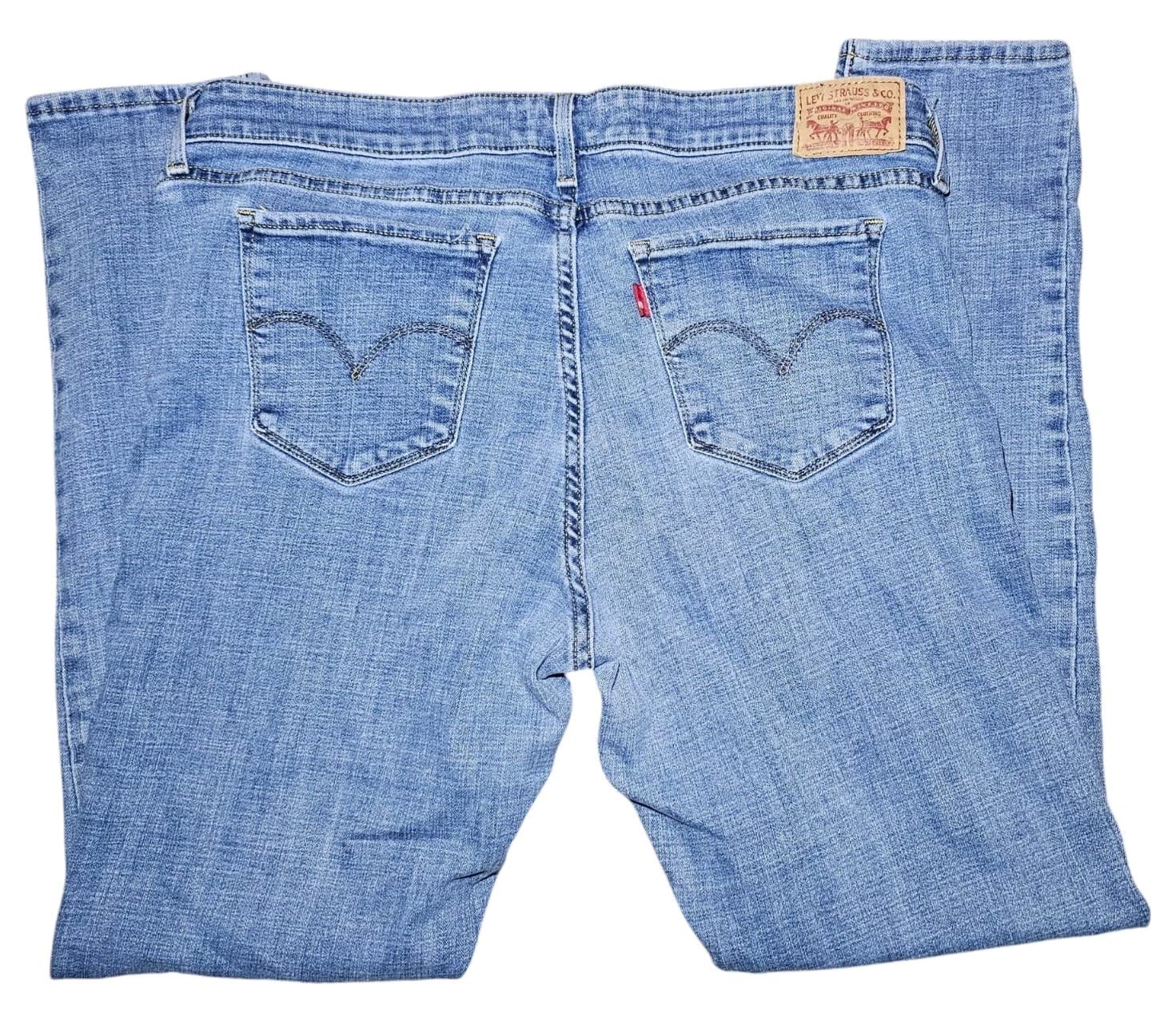 LEVI'S WOMENS JEANS 711 SKINNY 33X30 (16) MEDIUM MID RISE STRETCHY