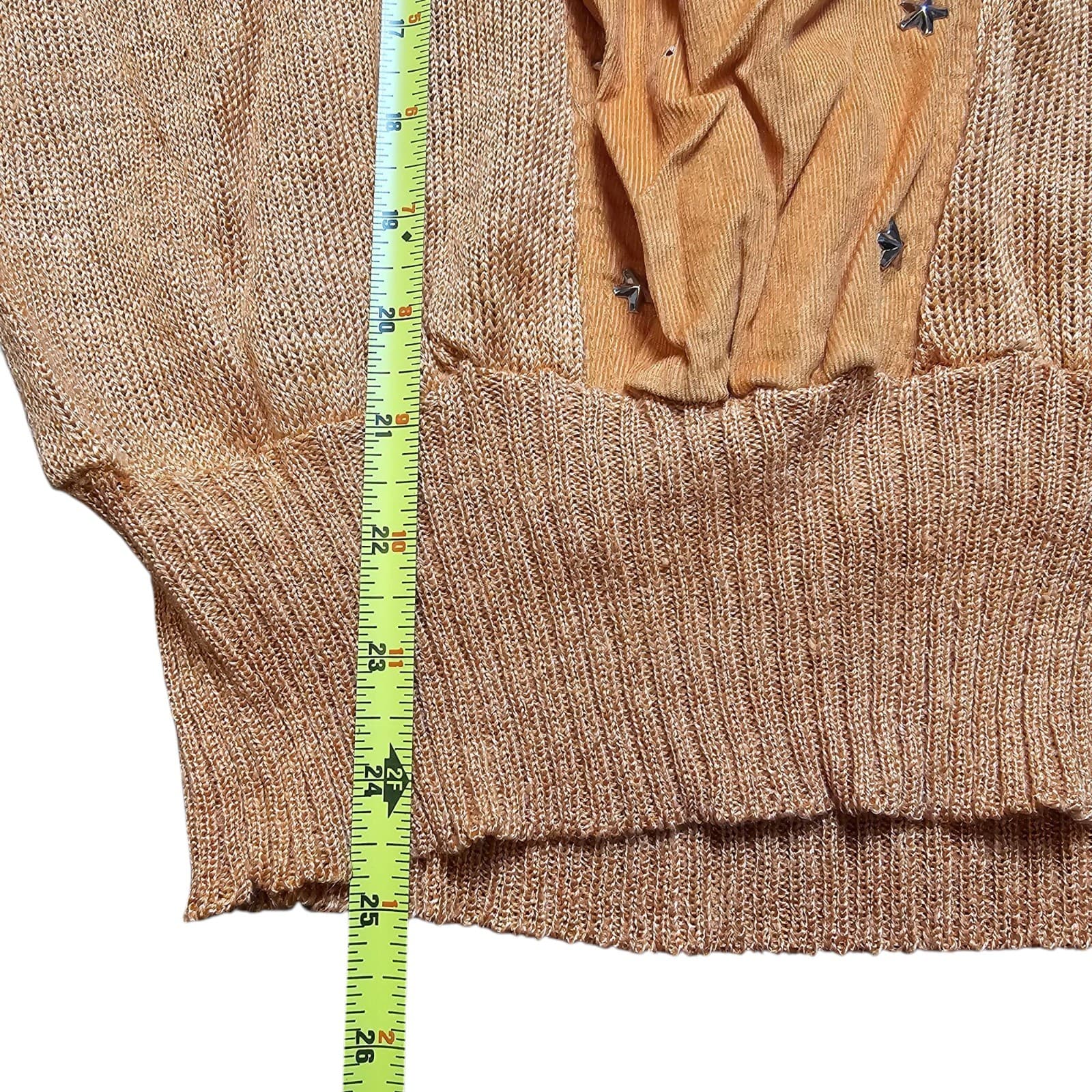 Vintage 1980s MARC D'ALCY Dolman Sleeves Deep V Sweater And Skirt - Thumbnail 12