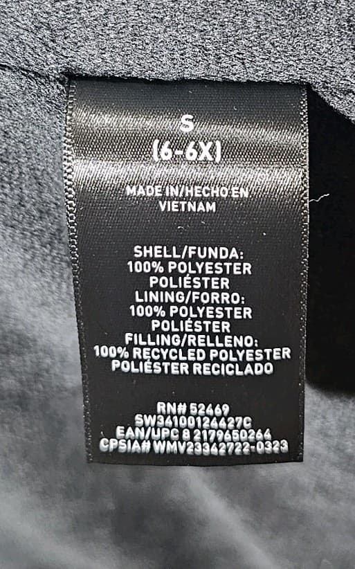 Swiss Tech Children's Black Hooded Full Zip Jacket Size S (6-6x) - Thumbnail 10