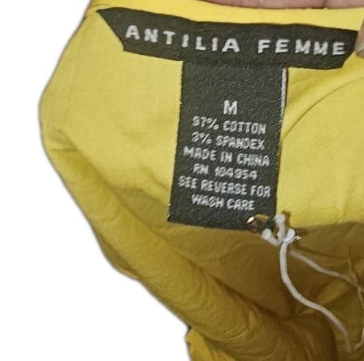 Antilla Femme Yellow Casual Maxi Dress Size Medium - Thumbnail 14