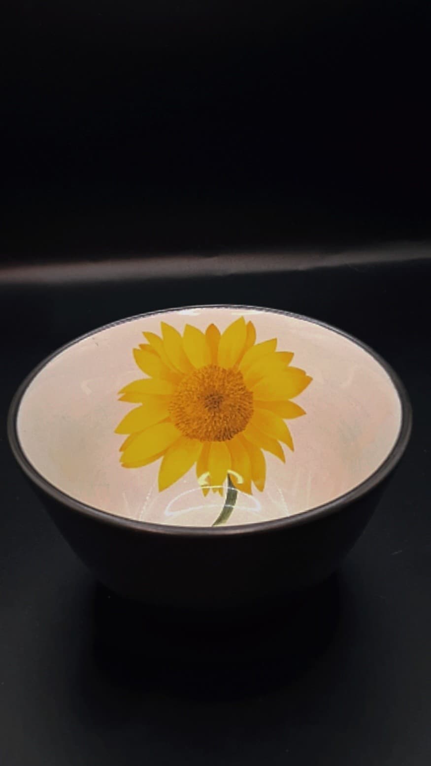Noritake Colorwave Graphite Fruit Dessert Bowl One Bowl Sunflower - Thumbnail 2