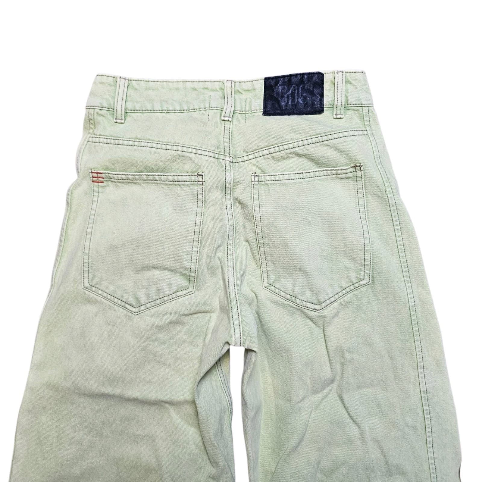 BDG Urban Outfitters High Waisted Green Pants Wide Leg Casual Size 28x30 - Thumbnail 11
