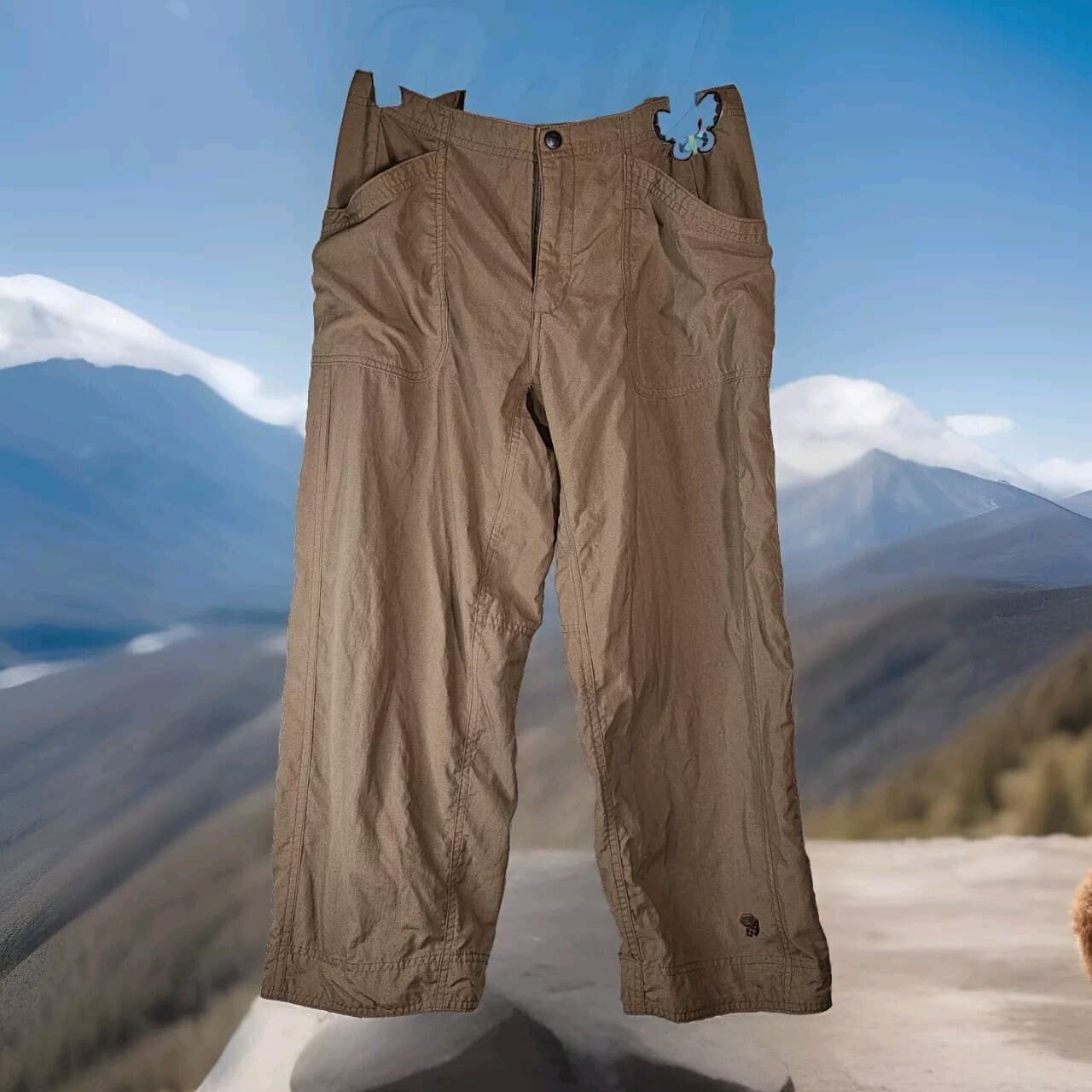 Mountain Hardware Brown Capri Hiking Pants Women's Size 8