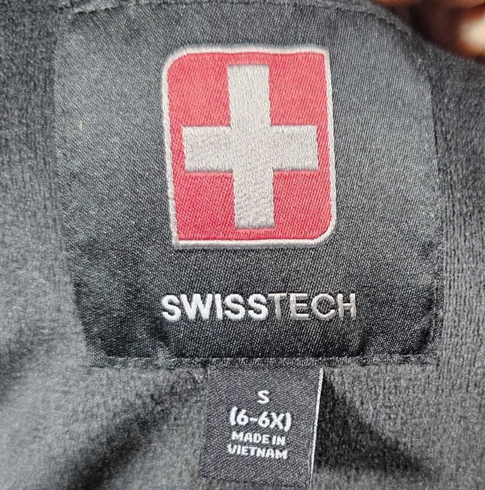 Swiss Tech Children's Black Hooded Full Zip Jacket Size S (6-6x) - Thumbnail 9