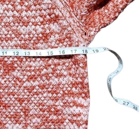 Universal Thread Womens Red White Knitted Long Sleeve Pullover Sweater Size M - Thumbnail 6