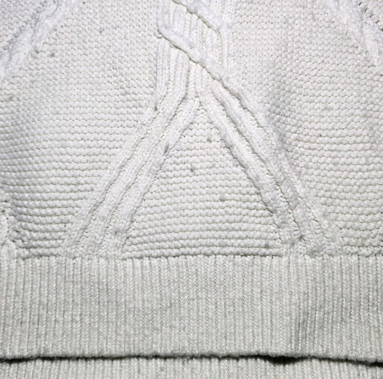 Banana Republic Cable Knit Sweater womans White Long Sleeve Size Small - Thumbnail 20