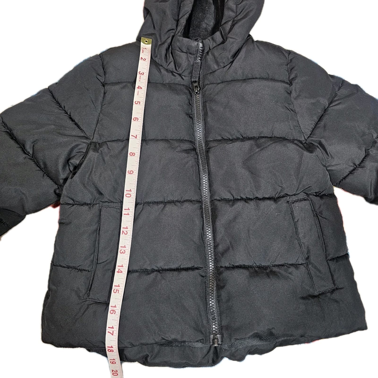 Swiss Tech Children's Black Hooded Full Zip Jacket Size S (6-6x) - Thumbnail 4