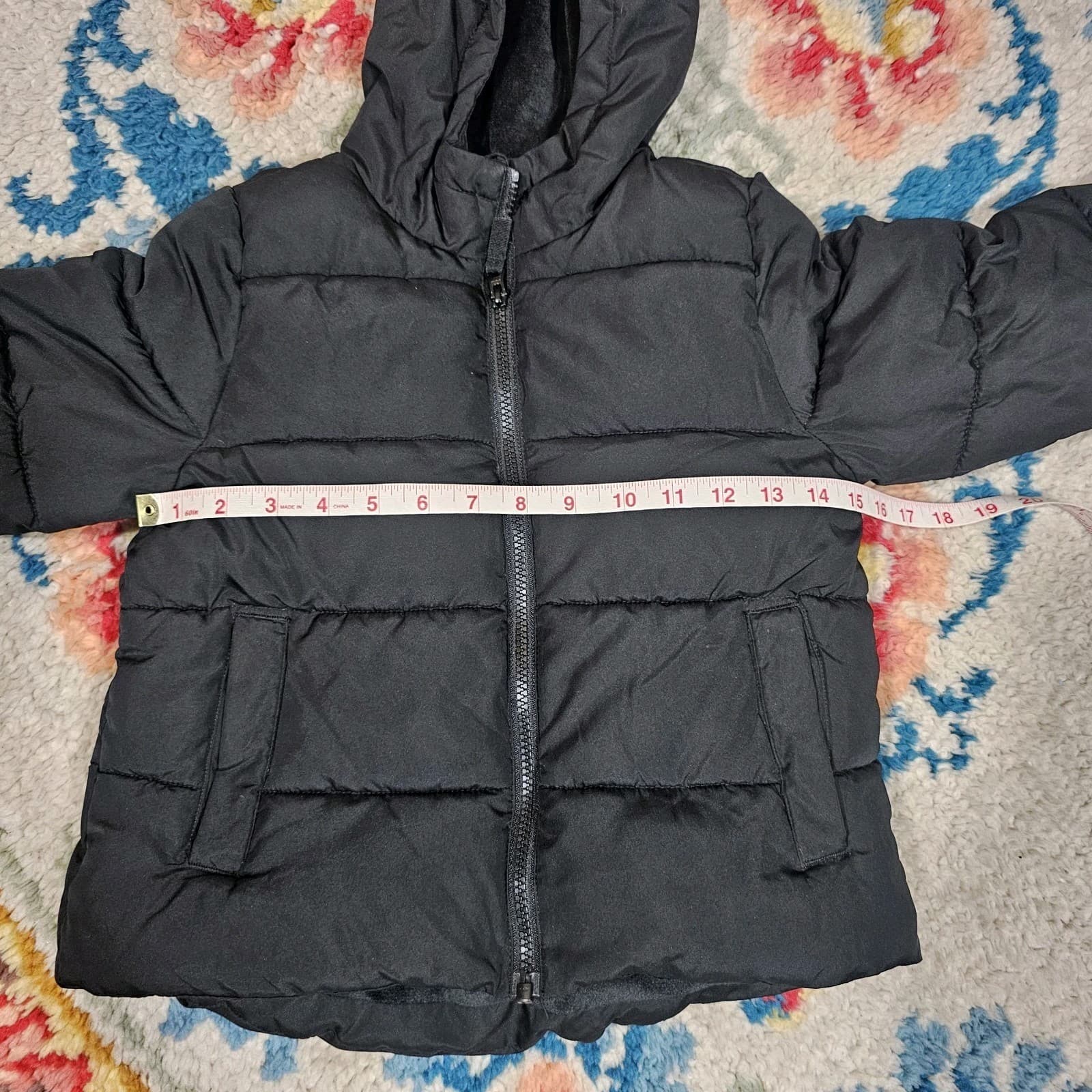 Swiss Tech Children's Black Hooded Full Zip Jacket Size S (6-6x) - Thumbnail 5