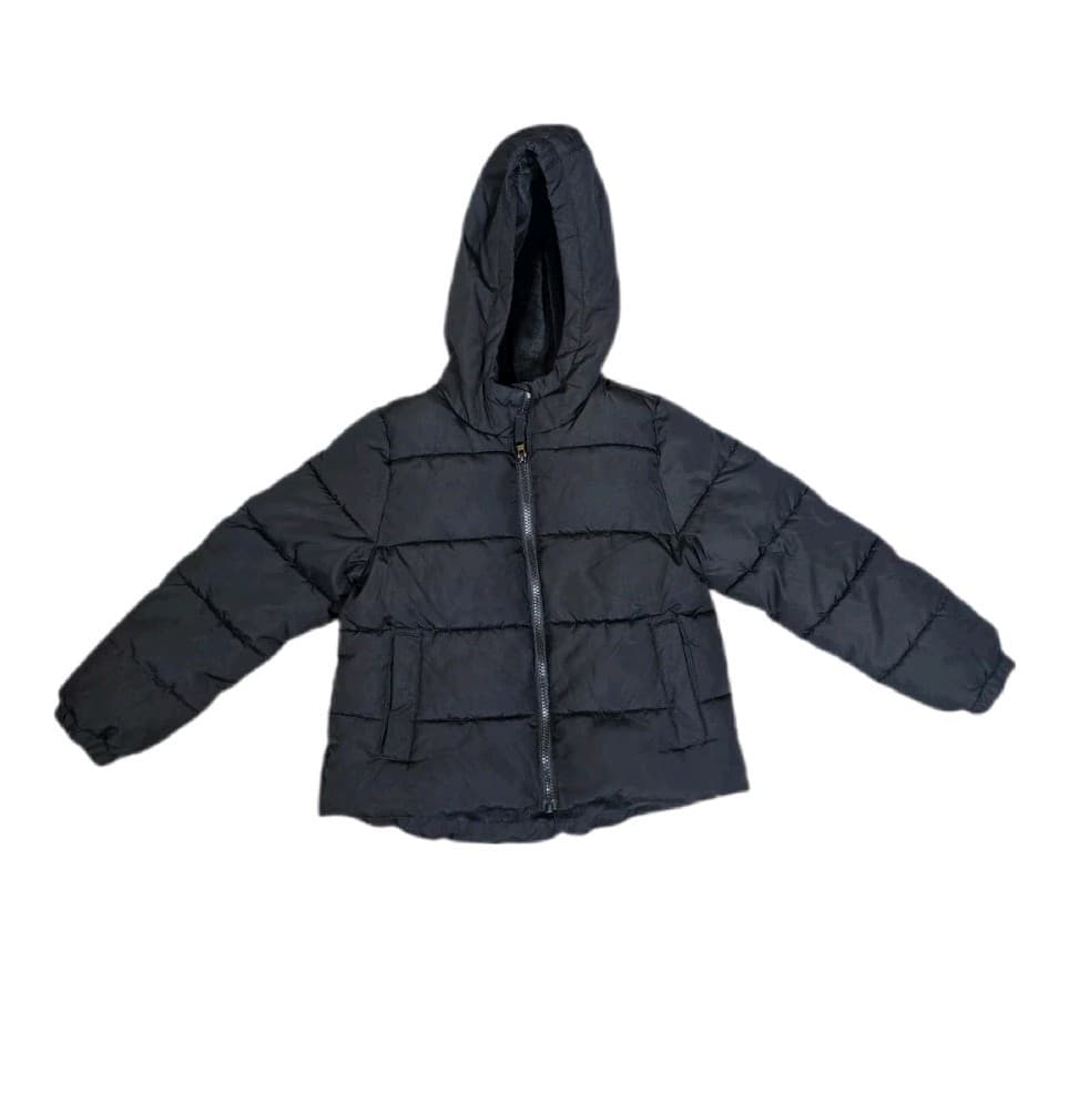 Swiss Tech Children's Black Hooded Full Zip Jacket Size S (6-6x)