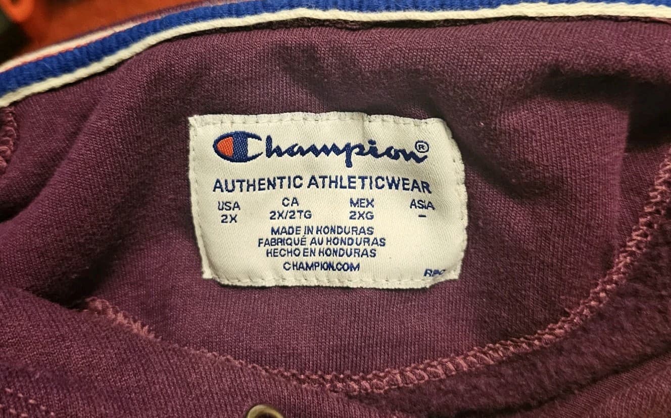 Champion Hoodie Women's Plus 2X Purple Pullover Sweatshirt - Thumbnail 12