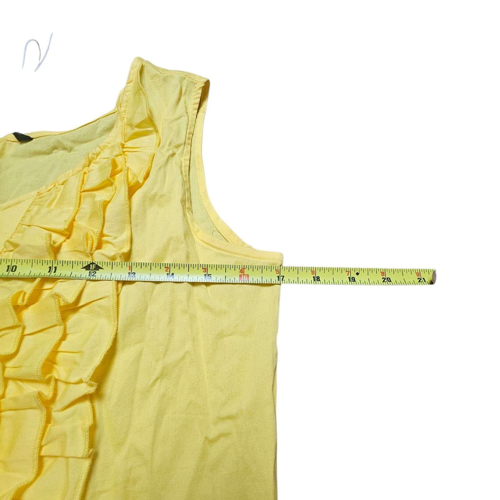 Antilla Femme Yellow Casual Maxi Dress Size Medium - Thumbnail 10