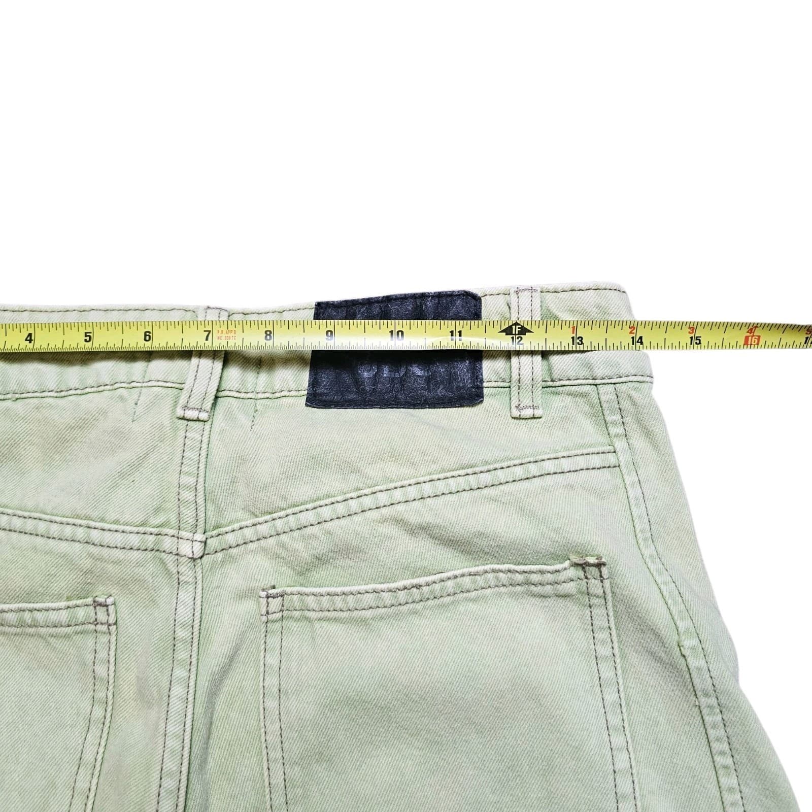 BDG Urban Outfitters High Waisted Green Pants Wide Leg Casual Size 28x30 - Thumbnail 24