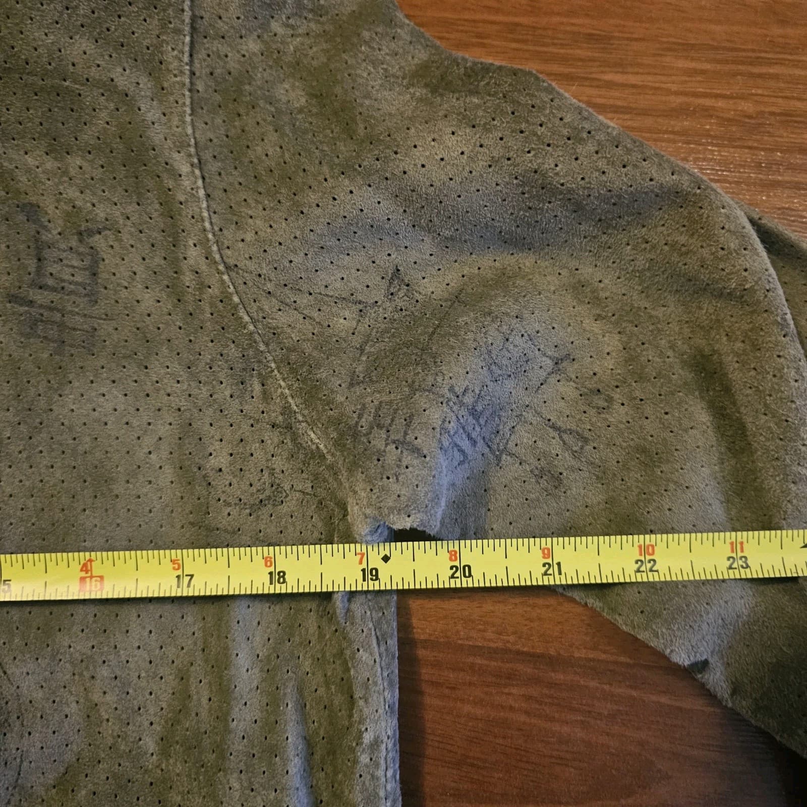Chicos 100% Leather Button Up Japanese Print - Thumbnail 13