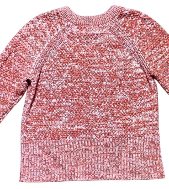 Universal Thread Womens Red White Knitted Long Sleeve Pullover Sweater Size M - Thumbnail 4