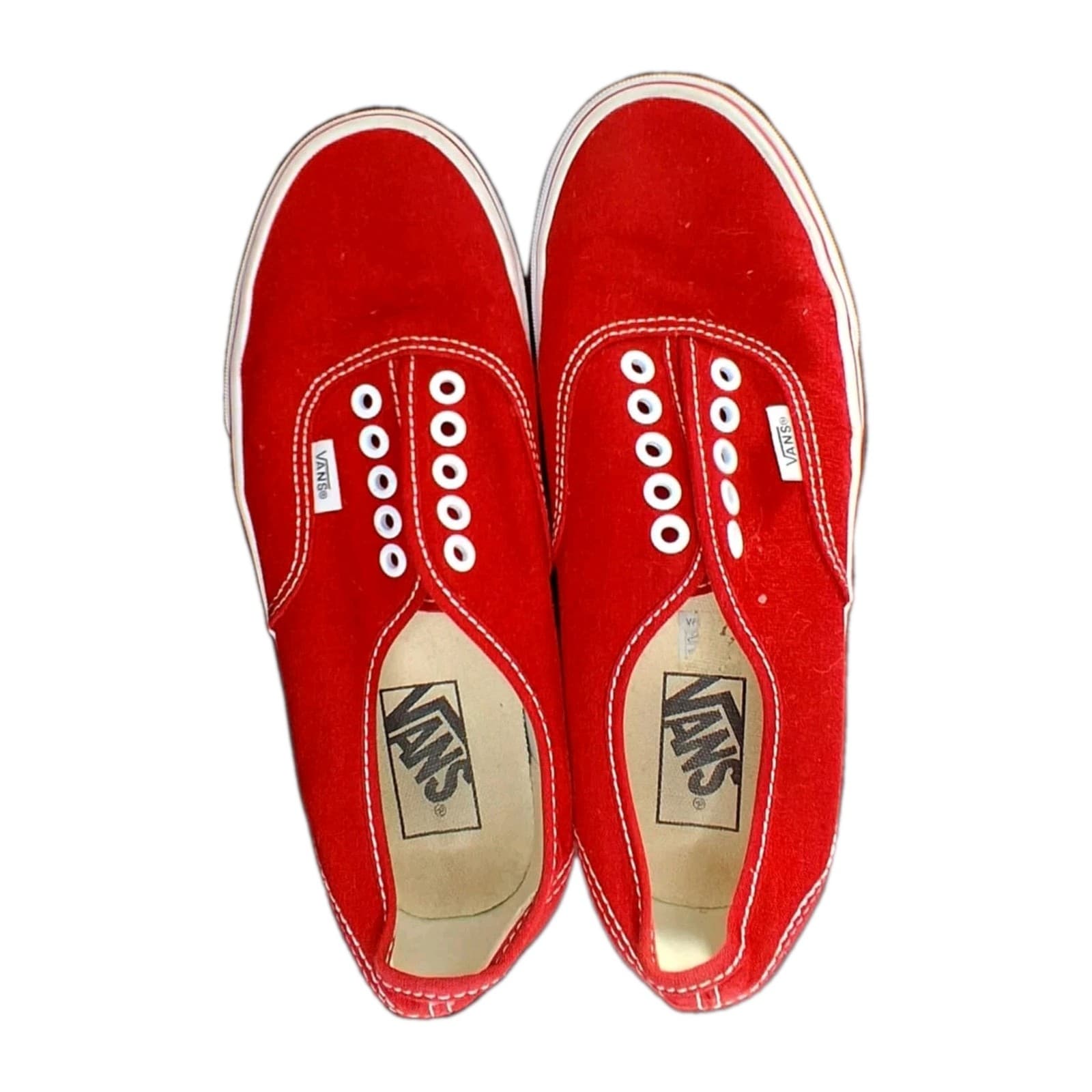 Vans Old School Racer Red Classics Size Men's 6.5 Womans 8 - Thumbnail 7