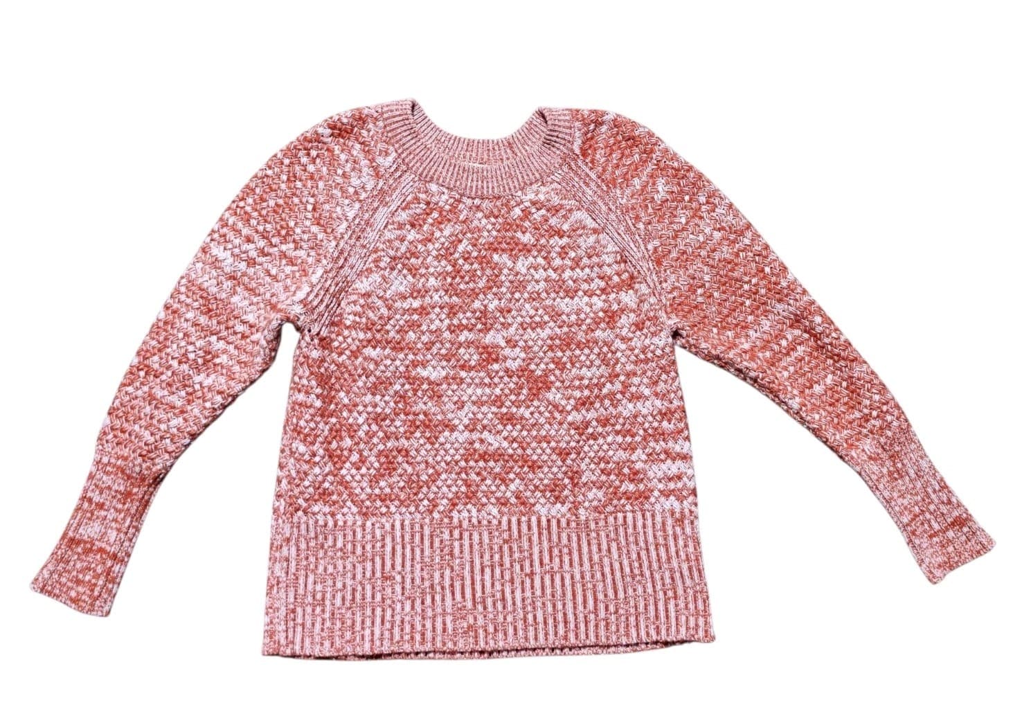 Universal Thread Womens Red White Knitted Long Sleeve Pullover Sweater Size M