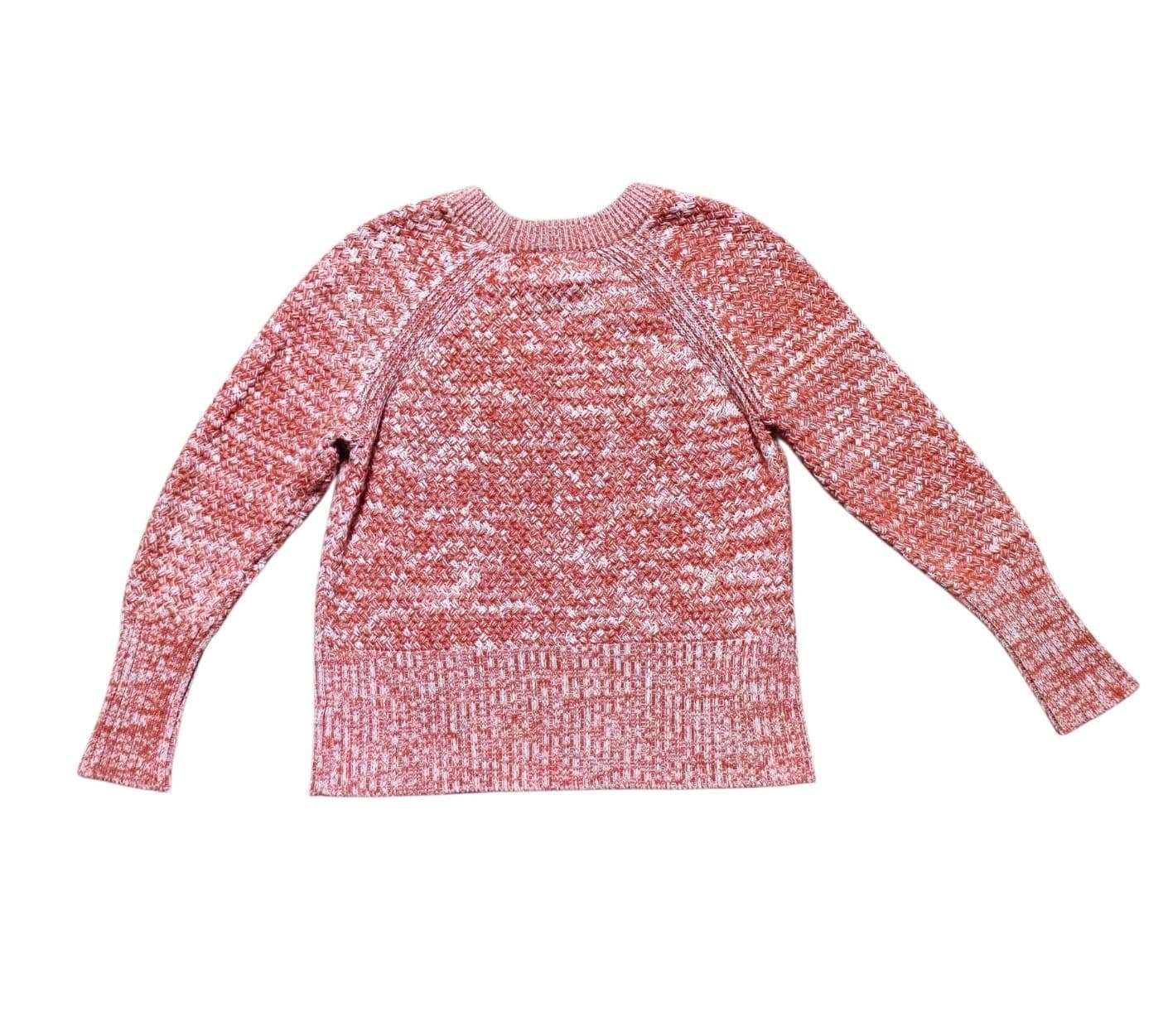 Universal Thread Womens Red White Knitted Long Sleeve Pullover Sweater Size M - Thumbnail 3
