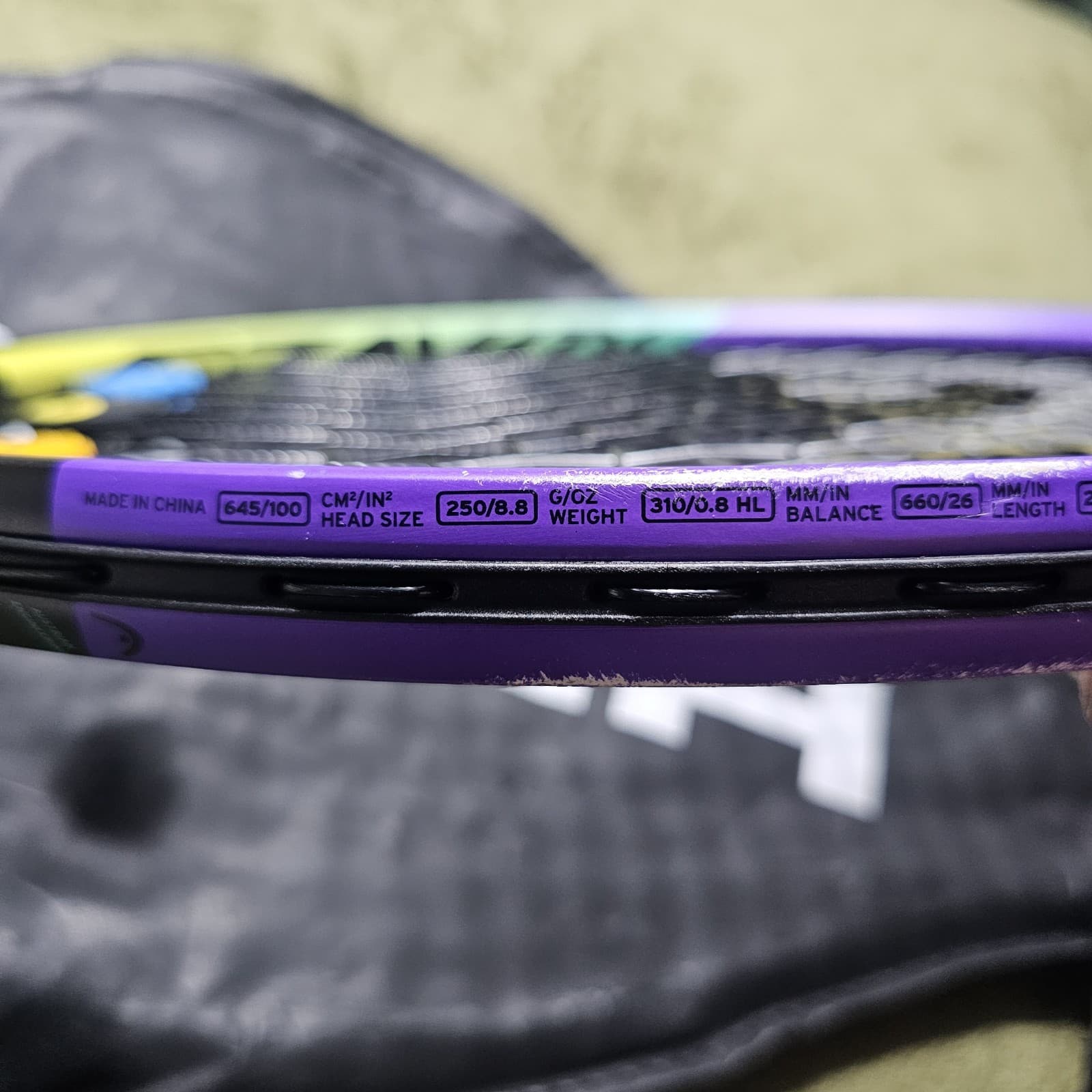 Head Gravity JR 26 Junior Tennis Racquet 26" 100sq Head 8.8oz Dampplus Kids 9-11 - Thumbnail 9