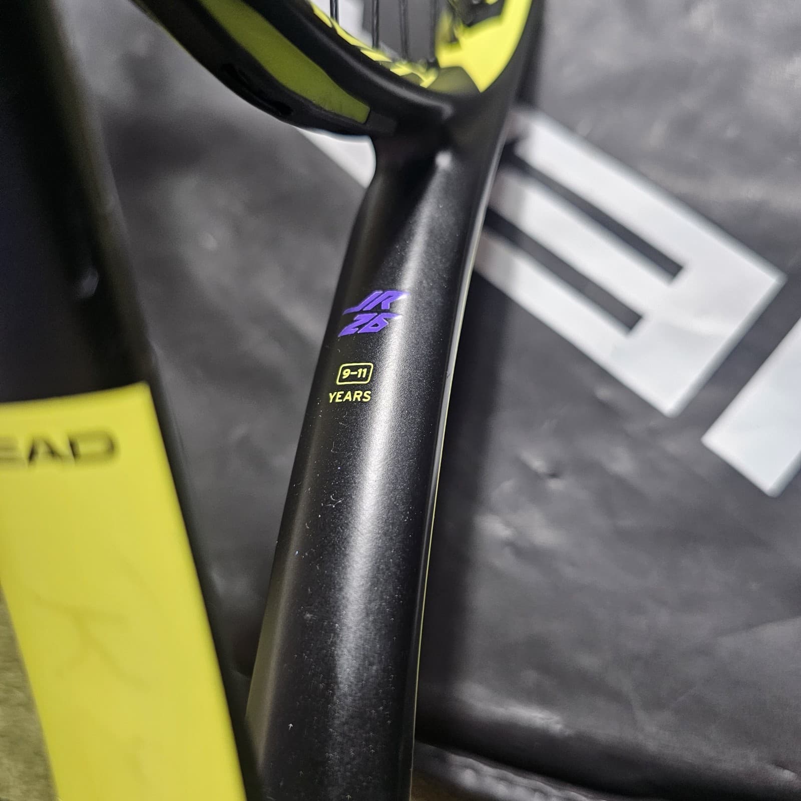 Head Gravity JR 26 Junior Tennis Racquet 26" 100sq Head 8.8oz Dampplus Kids 9-11 - Thumbnail 16