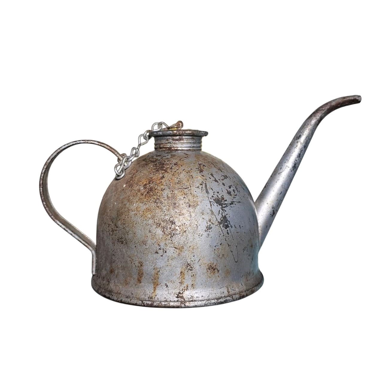 Vintage Antique Eagle Tea Pot Style Oiller Oil Can - Thumbnail 2