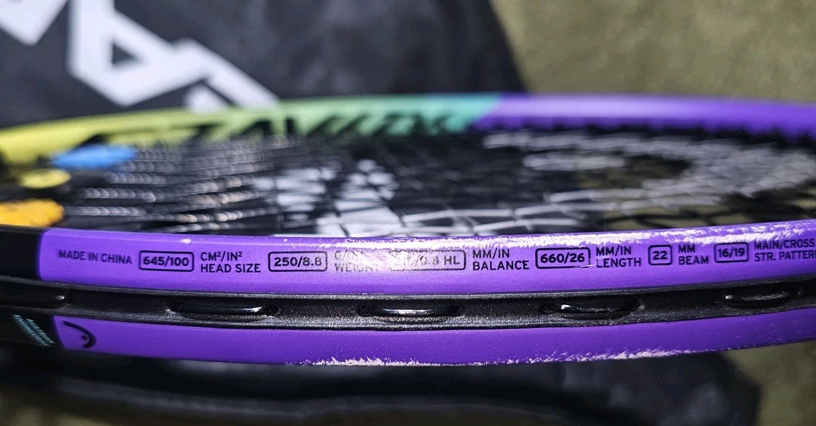 Head Gravity JR 26 Junior Tennis Racquet 26" 100sq Head 8.8oz Dampplus Kids 9-11 - Thumbnail 10