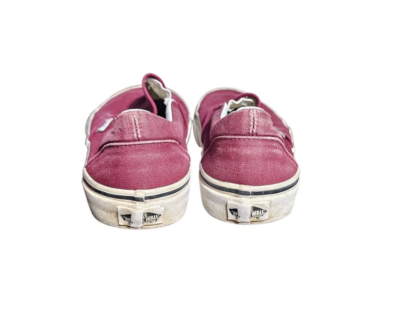 Vans Classic Slip On Shoes Mens 7 Women 8.5 Color Moroon In Good Condition. - Thumbnail 4