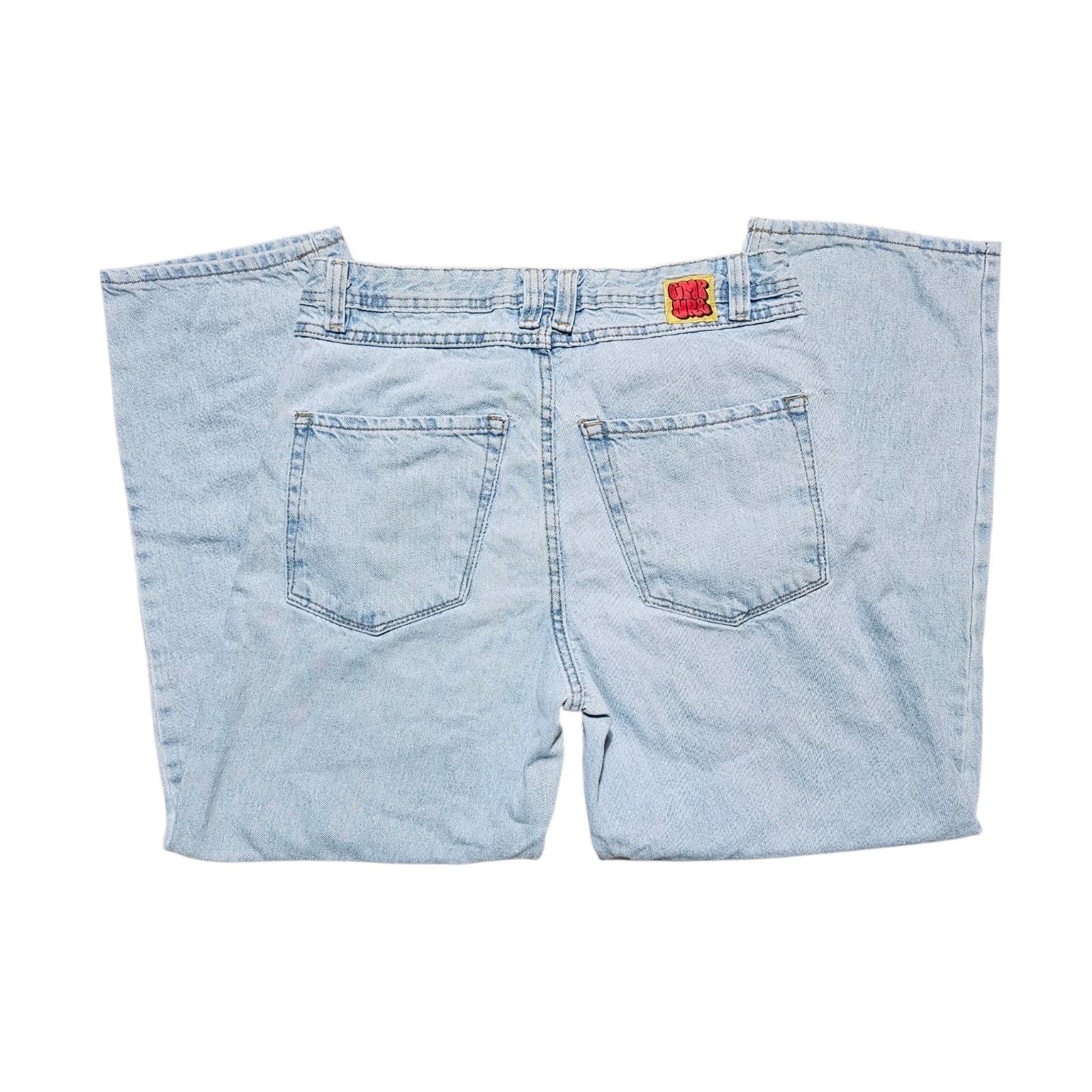 Empyre Skate Jeans Light Wash Baggy 30x29 Y2K Skater Grunge