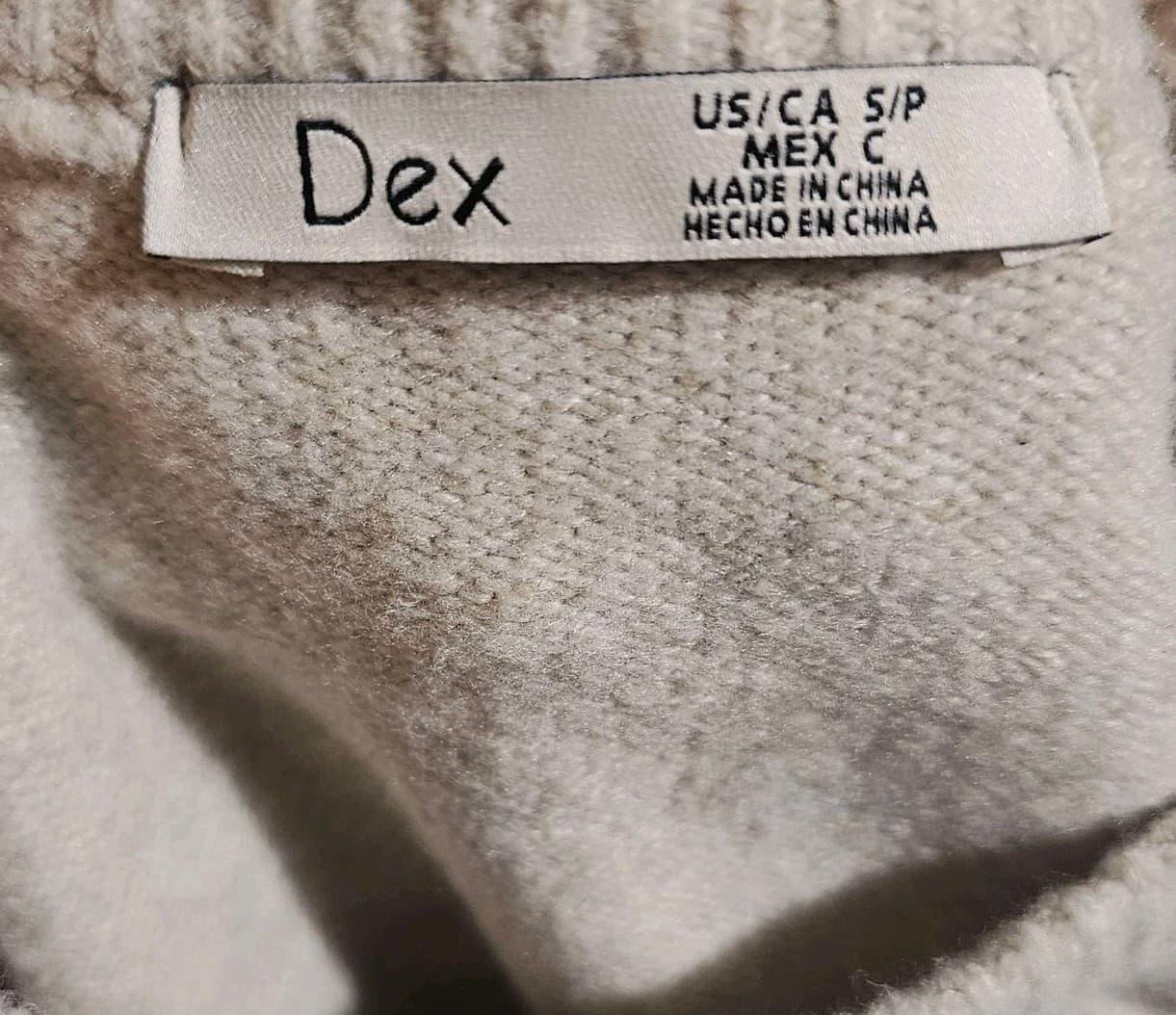 DEX Sweater Dress Designer Quality Size S/P - Thumbnail 11