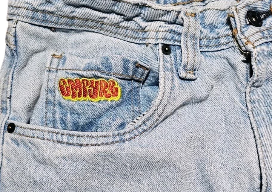 Empyre Skate Jeans Light Wash Baggy 30x29 Y2K Skater Grunge - Thumbnail 11