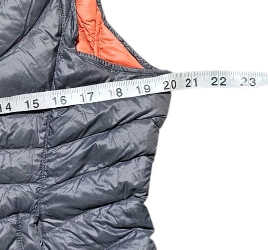 Bernardo Goose Down Vest Womens Medium Sleeveless Full Zip Packable Puffer Gray - Thumbnail 7