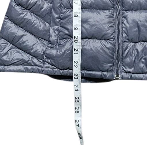 Bernardo Goose Down Vest Womens Medium Sleeveless Full Zip Packable Puffer Gray - Thumbnail 6