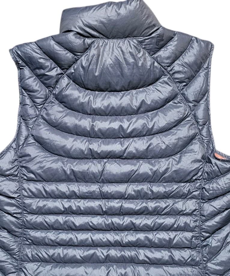 Bernardo Goose Down Vest Womens Medium Sleeveless Full Zip Packable Puffer Gray - Thumbnail 5