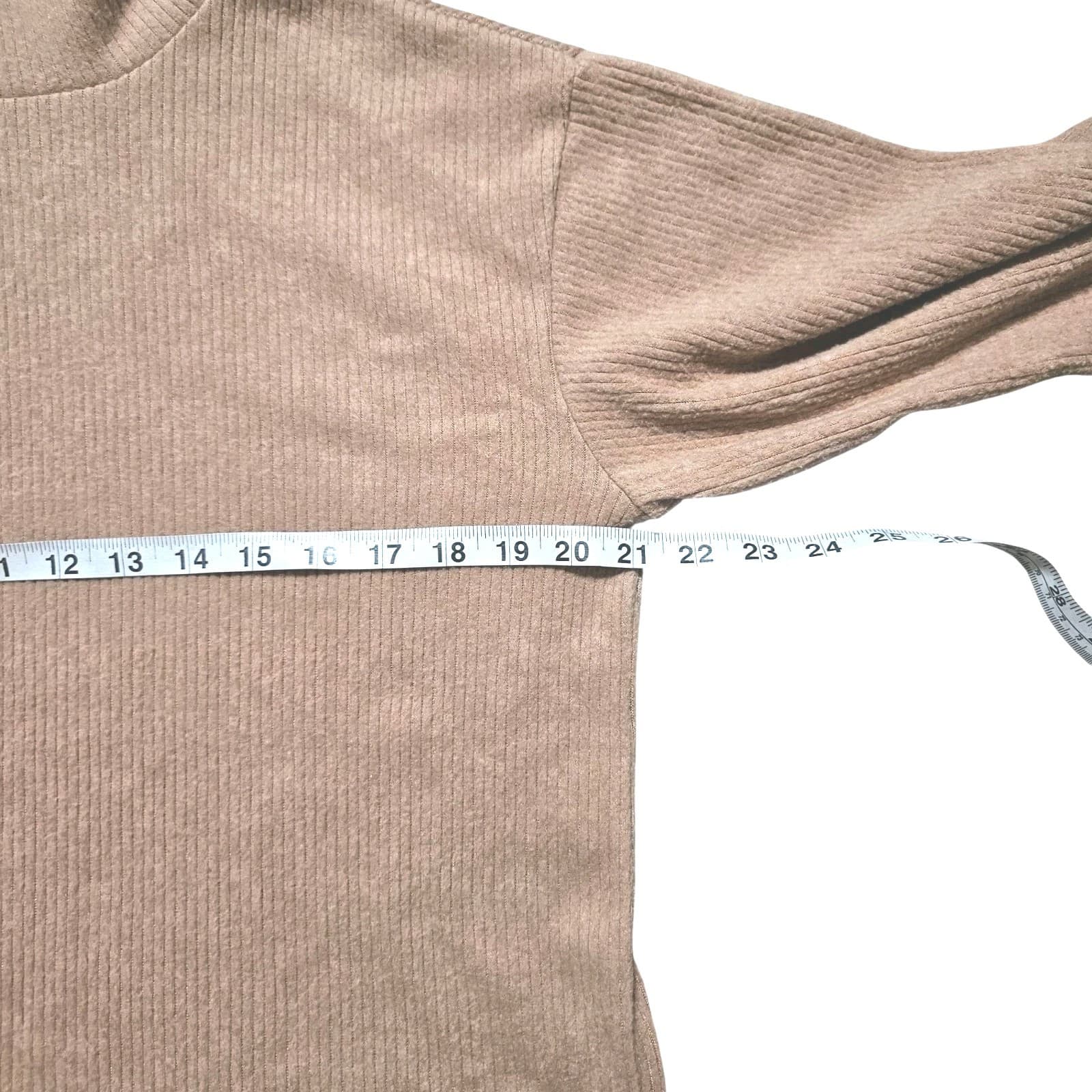 Fred David Long Sleeve Sweater W Cowl Neck & Ribbed Material Size Medium - Thumbnail 7