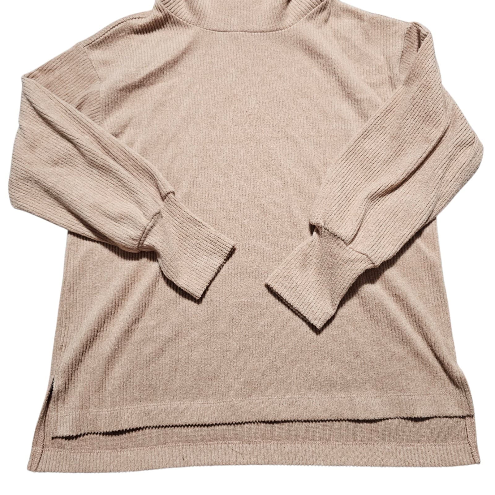 Fred David Long Sleeve Sweater W Cowl Neck & Ribbed Material Size Medium - Thumbnail 4
