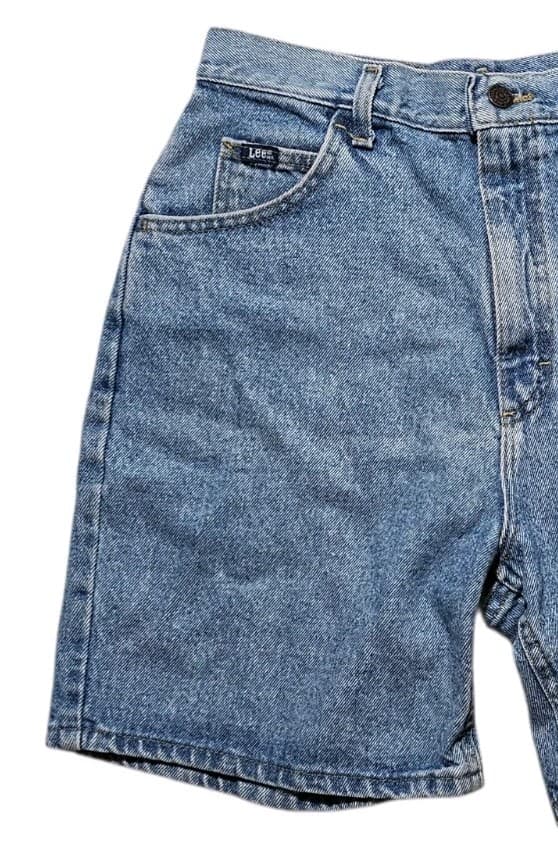 Lee 375-5791 Women's Classic Relaxed Fit Denim Shorts Size 12p Vintage USA - Thumbnail 3