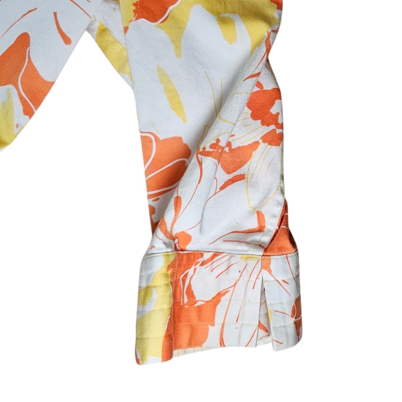 Coldwater Creek Floral Button Up Jacket Womans Size 14 - Thumbnail 3
