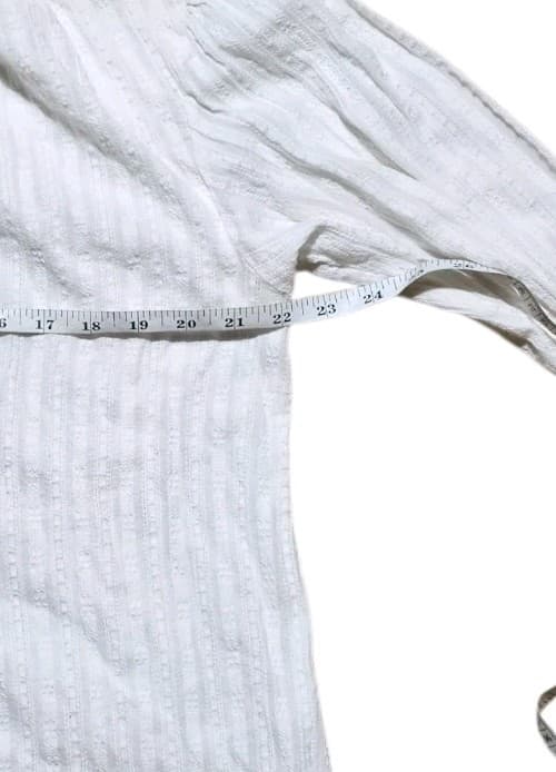 Faherty Ollie Organic Cotton Long Sleeve Button Front Henly Top Womans Size M - Thumbnail 9