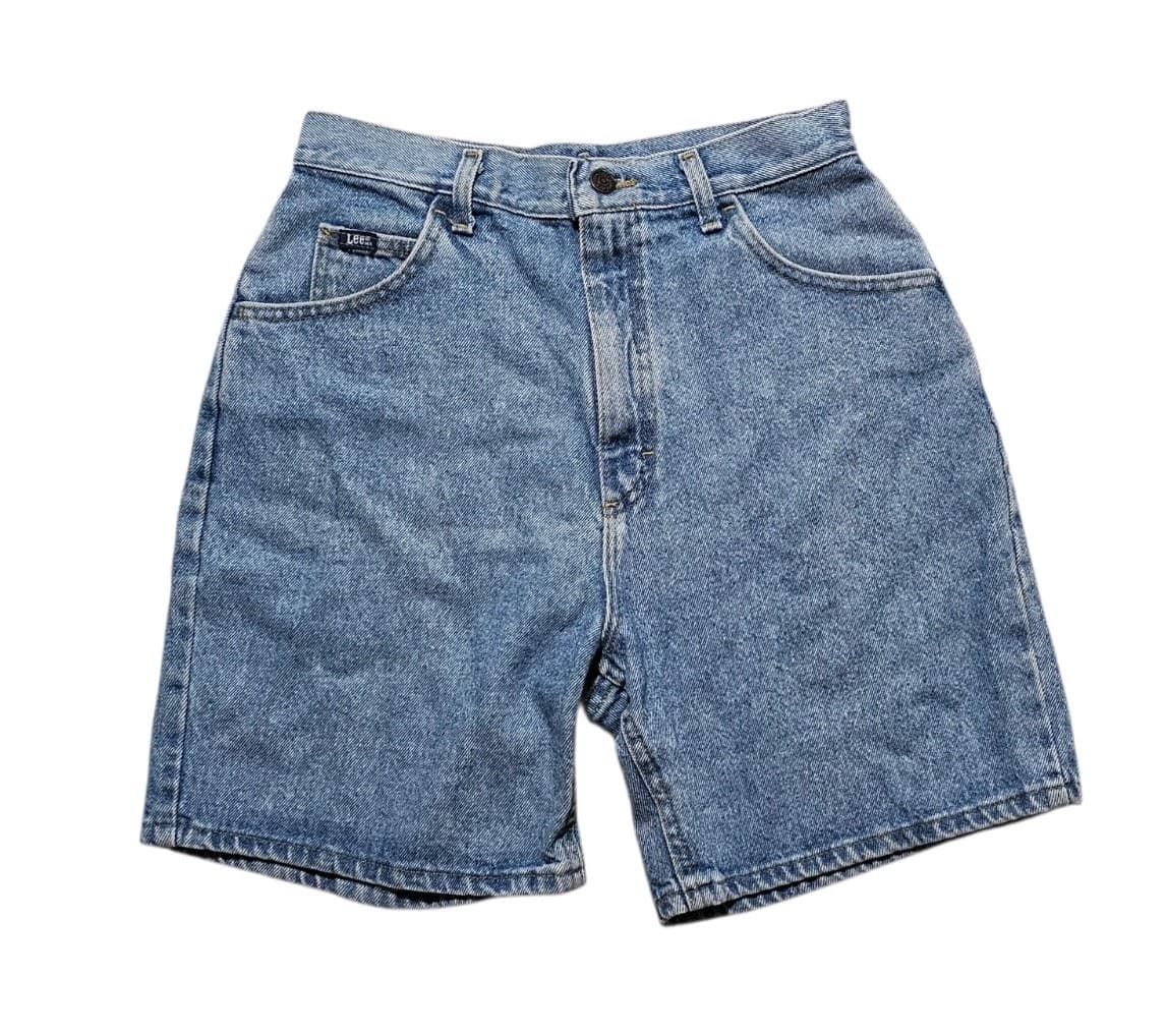 Lee 375-5791 Women's Classic Relaxed Fit Denim Shorts Size 12p Vintage USA