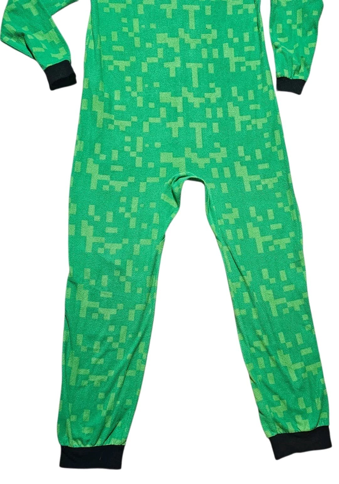 Minecraft One Piece Pajamas Creeper Union Suit Boy Girl Sleeper Size 14/16 - Thumbnail 10