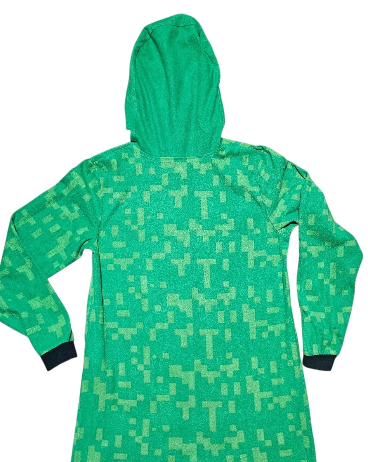 Minecraft One Piece Pajamas Creeper Union Suit Boy Girl Sleeper Size 14/16 - Thumbnail 9
