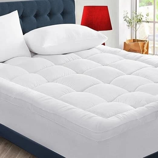 CYMULA Queen Mattress Topper Cooling Pad - Thumbnail 4