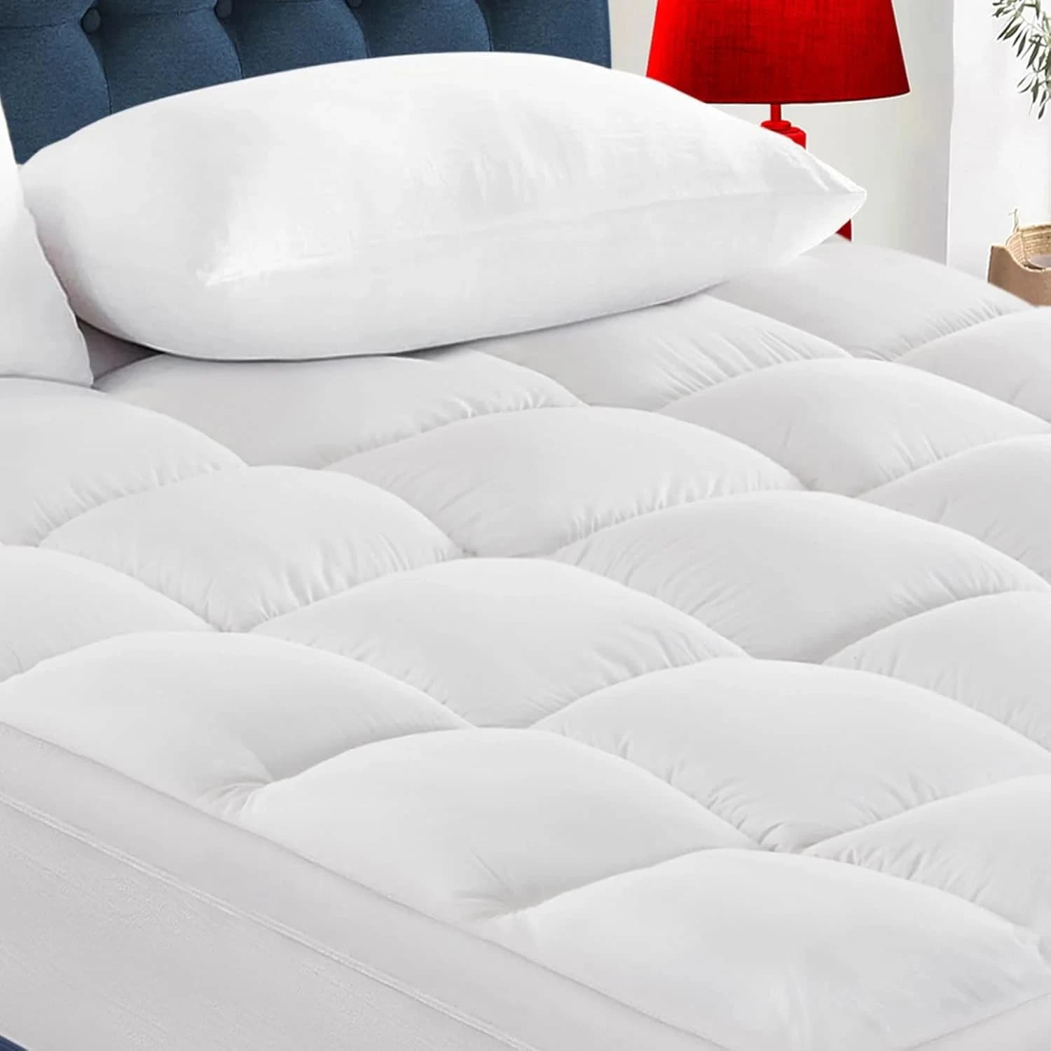 CYMULA Queen Mattress Topper Cooling Pad - Thumbnail 2