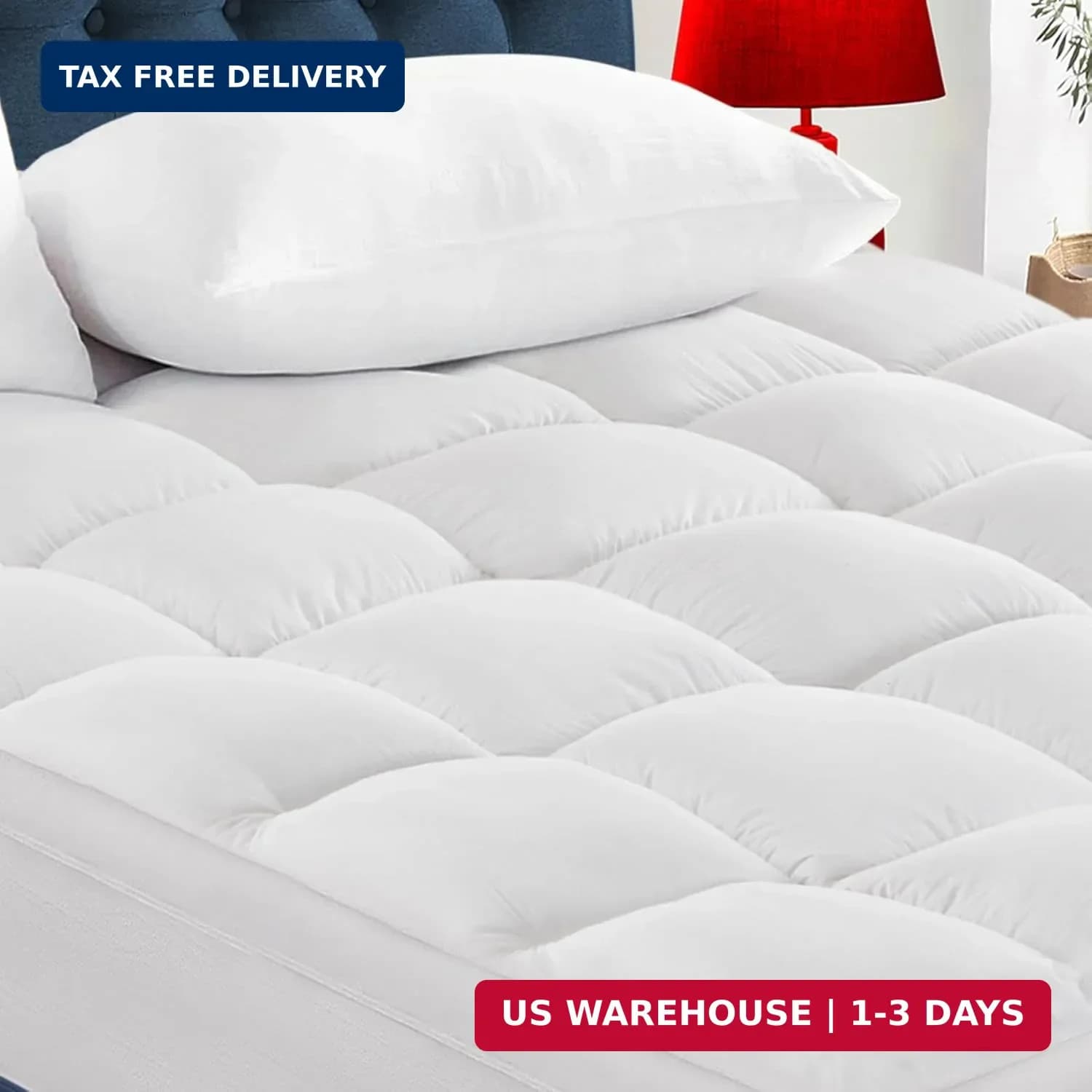 CYMULA Queen Mattress Topper Cooling Pad - Thumbnail 5